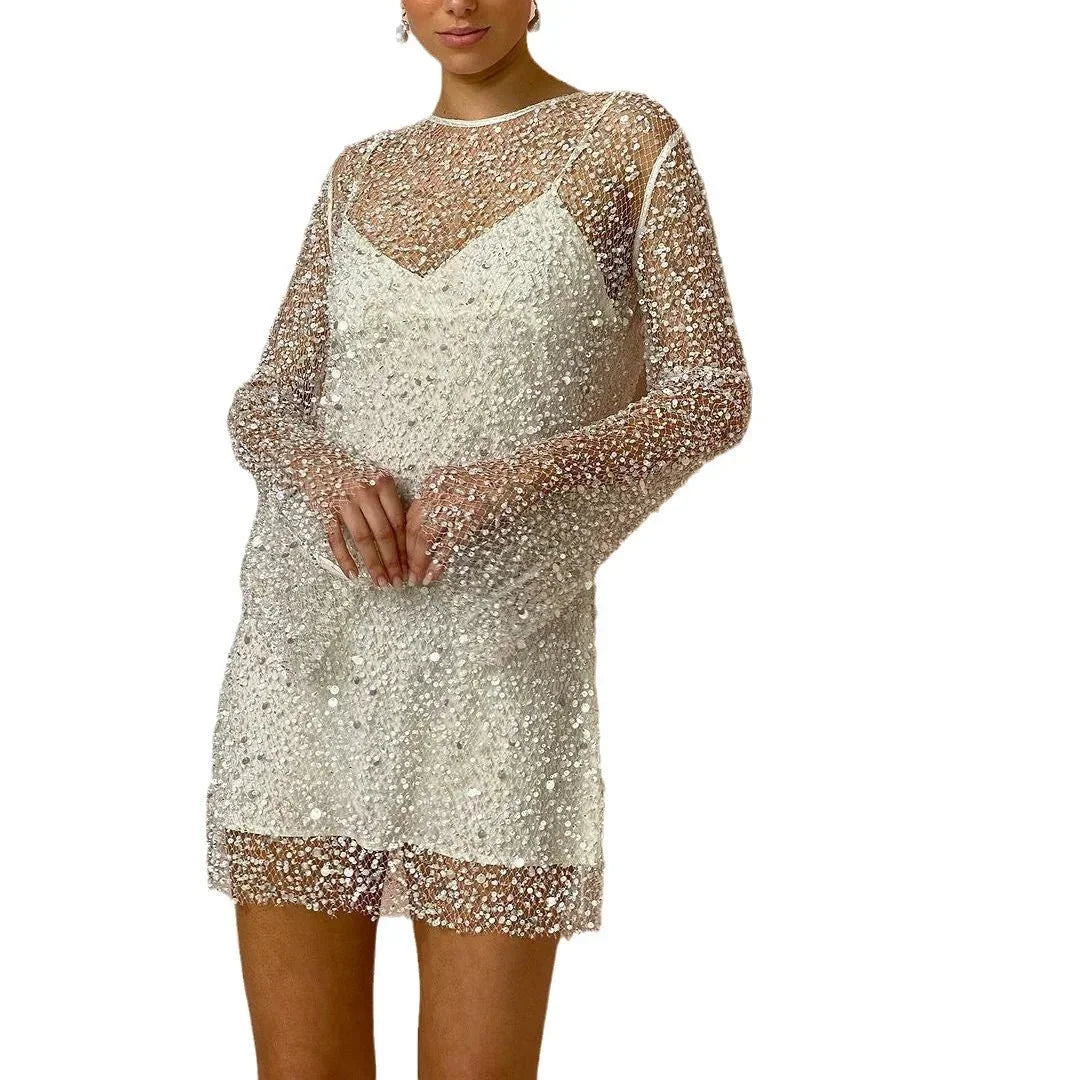 Liora | Women's Sequin Holiday Party Dress