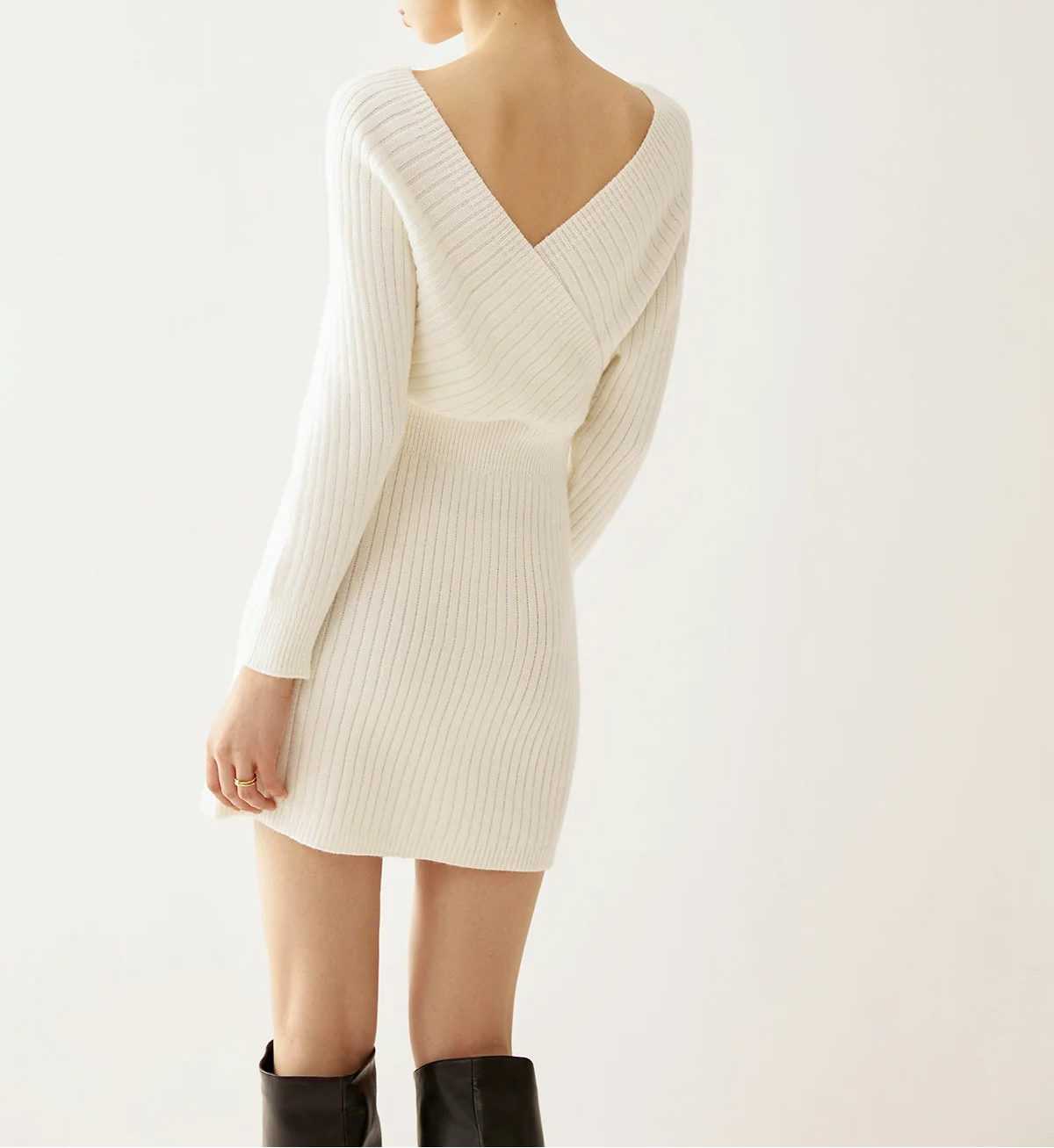 Thalia | Women's Cinched Sweater Dress
