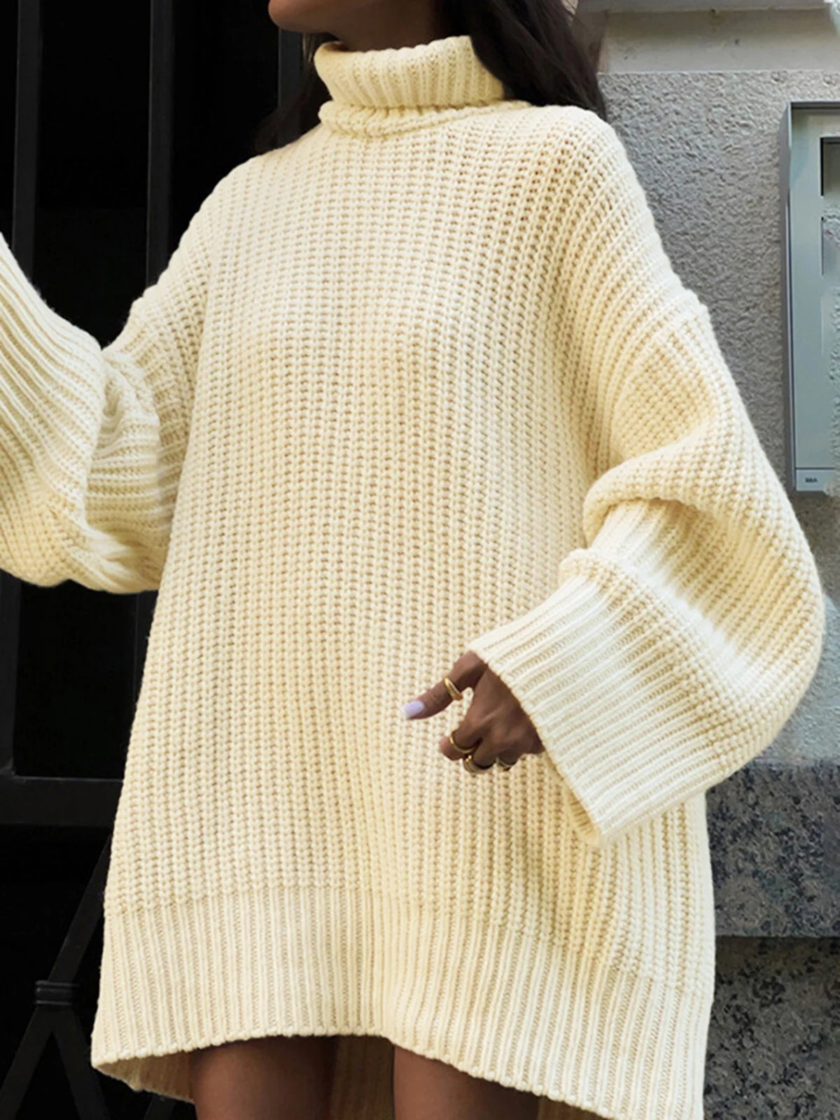 Calienne | Women's Turtleneck Sweater Dress
