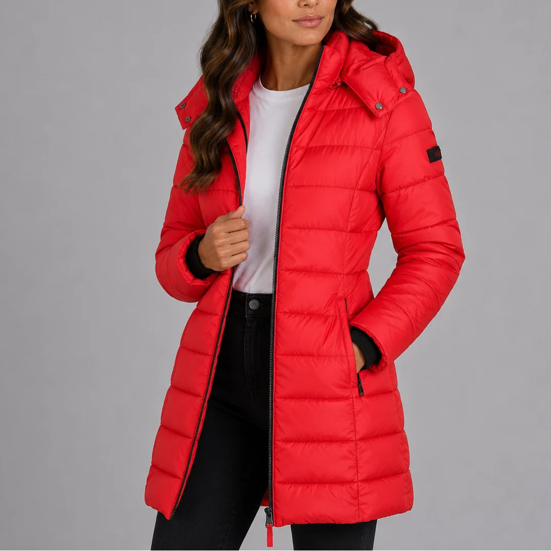 Elodie | Women's Hooded Quilted Puffer Jacket