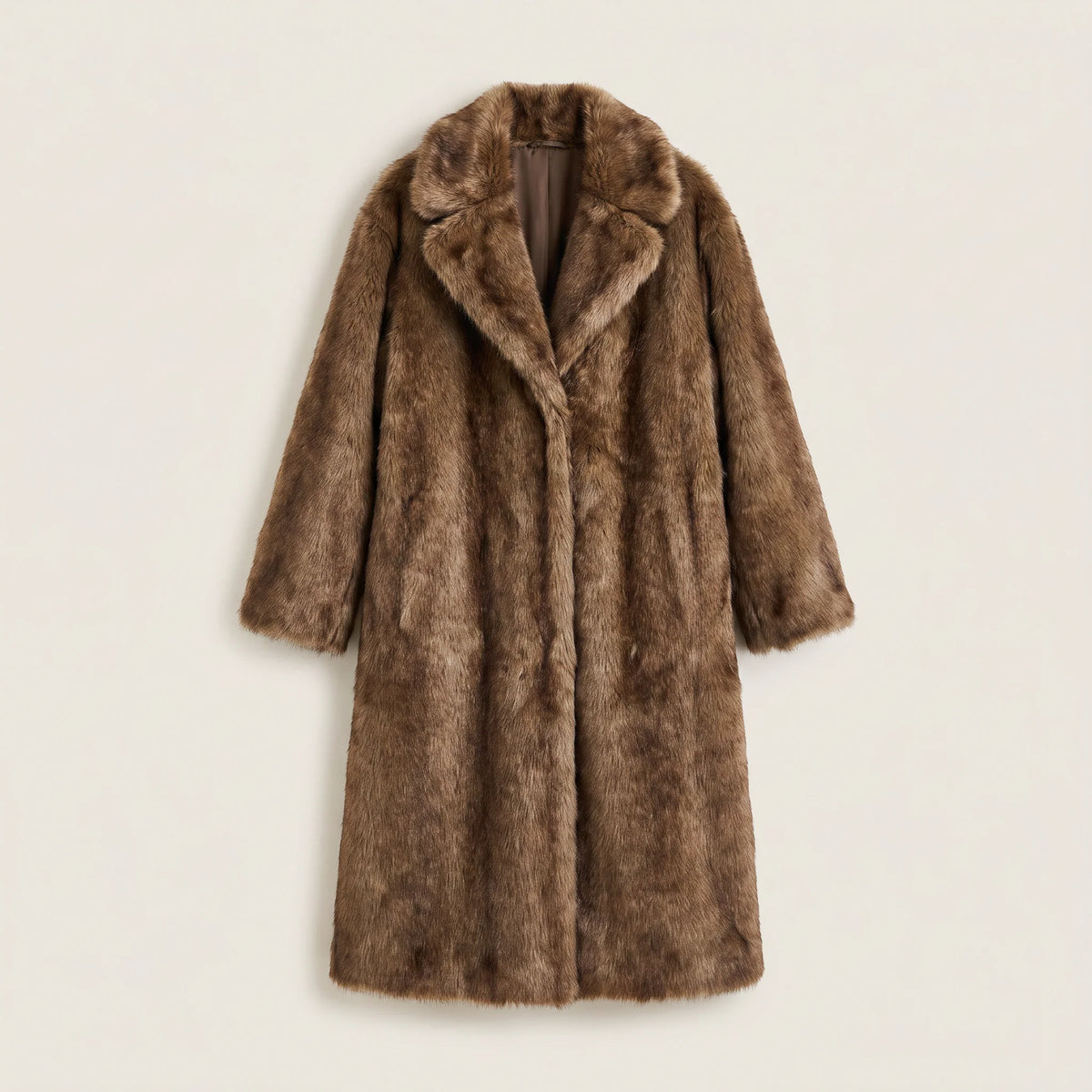 Vianne | Women's Faux Fur Coat - Longline