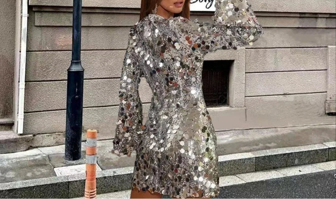 Celestia | Women's Sequin Holiday Party Dress