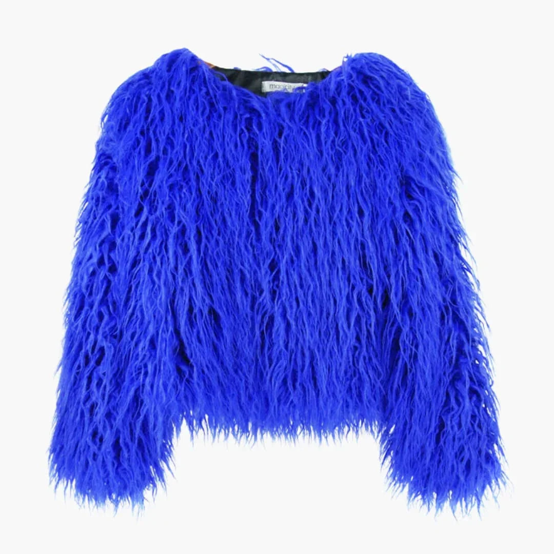 Lunessa | Women's Faux Fur Coat with Textured Finish