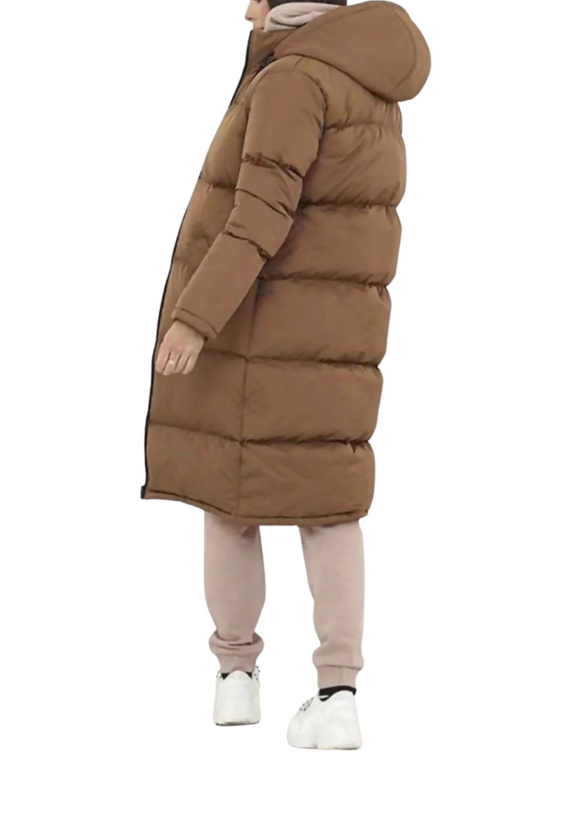 Aurelia | Women's Long Puffer Coat with Drawstring Hood