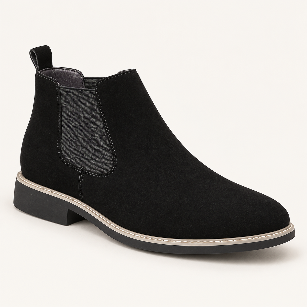 Elliot | Men's Chelsea Boots — Slip-On Ankle Boots with Elastic Side Panels